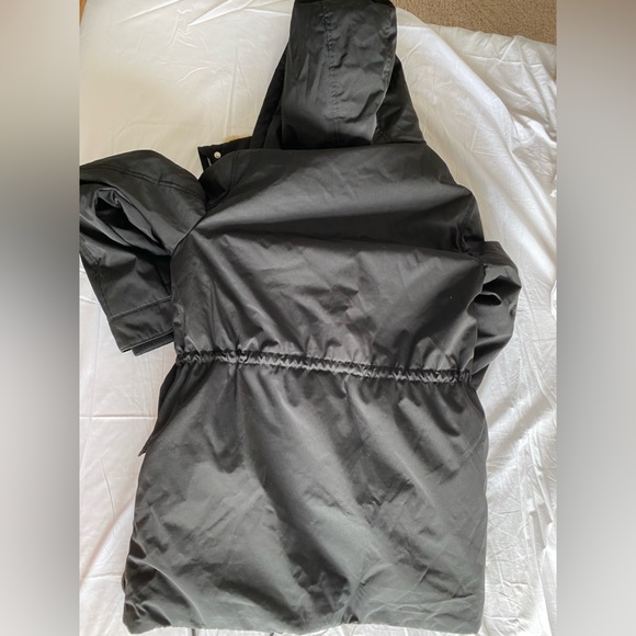 Zara Sorona DuPont thermal fill puffer coat parka jacket “NO faux fur” Black XS - Picture 12 of 16